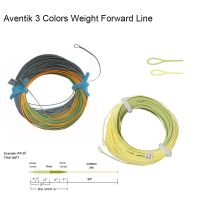 Aventik 3 Colors Percerption Trout Fly Fishing Line Weight Forward Floating Fishing Line LW4 LW5 LW6 LW7 LW8