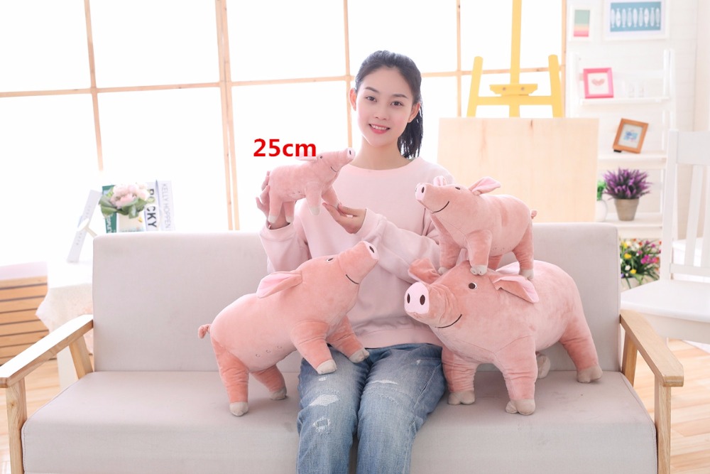 Cute pink soft stuffed pig plush toy pillows kids Christmas gifts 40/50/60cm JR 