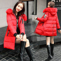 Winter Jackets Female Coats 2021 Casual Hoodied Slim Outerwears Women Parkas Sweet Zipper Woman Clothes