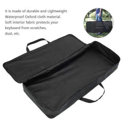 ‘【；】 61 Key Thickened Oxford Clothinstrument Keyboard Bag Waterproof Anti Shock Electronic Piano Case Portable Durable Outdoor Travel