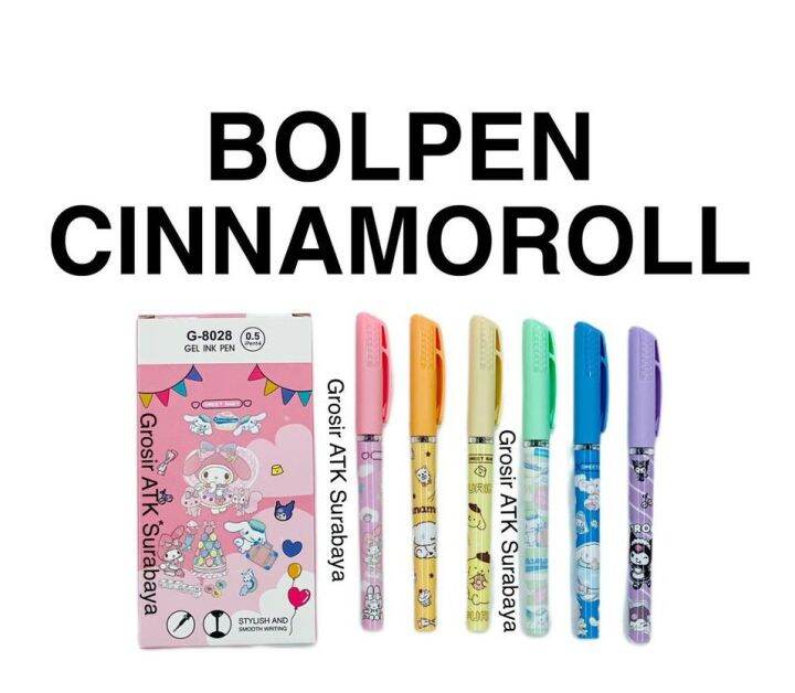 ( DAPAT 1 BOLPEN ) Bolpen Pulpen Bolpoin Cetek Fancy Anak Kartun Lucu