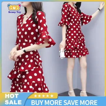 Lazada polka cheap dots dress