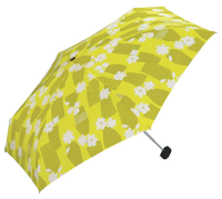 พร้อมส่ง wpc.ร่มพับได้ กันUV กันฝน Folding Umbrella Flower Base Mini Yellow