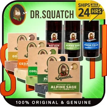 Dr. Squatch - Men's Naturally Fresh Scented Natural Bar Soap with Bay Rum  for sale online