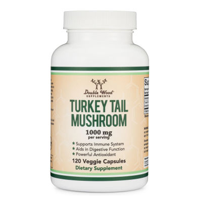 Turkey Tail Mushroom - Double Wood  120 Capsules