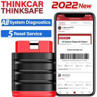 Thincar Thinksafe OBD2 Scanner สแกนเนอร์เต็มระบบ2022ที่มีน้ำมัน /Abs/sas/epb/tpms รีเซ็ตยานยนต์ ODB 2รถยนต์วินิจฉัยเครื่องมือสแกนใน Ios/android อุปกรณ์ทำความสะอาดรหัสอ่านเครื่องยนต์ตรวจสอบสำหรับทุกรุ่นรถสากล