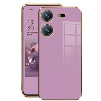 Tecno Pova 5 Pova5 Infinix GT 10 Pro กรอบเคสสิลิโคนด้านหลังแบบนิ่มเคสกันกระแทกขอบเรียวตรงชุบหรูหรา