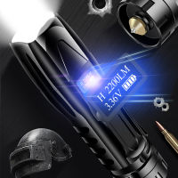 Torch Light Powerful XHP90 Powerful USB LED The Brightest Flashlight Torch Hand Lamp 26650 Chargeable Lighting for Camping Hiking