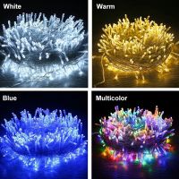 Christmas LED String Light 10M 20M 50M 220V EU Plug Garlands Lights For Home Wedding Party Holiday Lights Fairy Lights