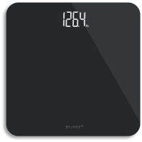 Greater Goods Digital Weight Bathroom Scale, Shine-Through Display, Accurate Glass Scale, Non-Slip &amp; Scratch Resistant, Body Weight (Black) Basic, Black