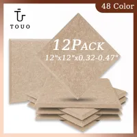 TOUO Acoustic Panels Soundproofing 12 Pcs For Home Absorption Material Studio Noise Insulation Door Sealing Strip Wall Panels