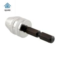 GJURD ขาย 6mm 1/4andquot; ใหม่ เครื่องมือเปลี่ยนด่วน Hex Shank ตัวแปลงอะแดปเตอร์ หัวจับดอกสว่านไร้สาย