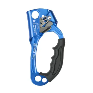 Climbing Hand Ascender, Rock Climbing Gear Equipment Multiple Holes Outdoor  Rappelling Gear Equipment For Mountaineering For Outdoor Sports Black 