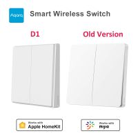 Aqara D1 Wireless Switch ZigBee Smart Light Switches Remote Control Single Double Wireless Key Work For Mi Home Apple Homekit