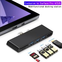 KARTOMAN USB 3.0 HUB 4K HDMI-compatible SD/TF for Microsoft Surface Pro 4/5/6 Laptop Docking Stations Shoes Accessories