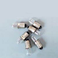 [HOT QQZIWWUJJWG 104] 6.3V 12V 24V 30V 36V 2W 3W 5W 0.15A สกรูเครื่องมือสัญญาณระบุหลอดไฟขนาดเล็กปุ่ม E10สวิทช์โคมไฟ10Pcs