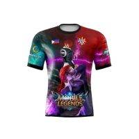 Mobile Legends ML T-Shirt - โจว (Iori-KOF Skin) - เสื้อยืดระเหิดที่มีคุณภาพสูง S-5XL