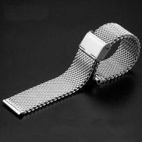 “：{ 1.0 Mesh Strap Stainless Steel Milanese Bracelet 3Mm Thickness Watch Band For DW Metal Fold Buckle18mm 20Mm 22Mm 24Mm Universal