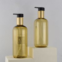 【hot】 300ml 500ml Shampoo Shower Gel Bottle Press Dispensing Large Capacity Refillable Storage ！