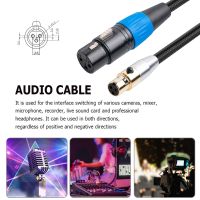 [LUNA electronic accessories] SA119GXK107BU 3 Pin Mini XLR Female To 3 Pin XLR Female Audio Cable Connector Converter Adapter For Canon Camera Mixer Recorder