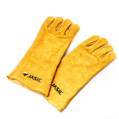 ถุงมือเชื่อม JASIC ใช้สำหรับป้องกันสะเก็ดไฟในขณะเชื่อมเพื่อความปลอดภัย