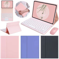 สำหรับ OPPO Pad Air 10.36นิ้ว2022แท็บเล็ตที่ถอดออกได้ไร้สายบลูทูธคีย์บอร์ดเมาส์ Macaron สี PU หนังกรณี Cover