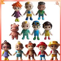 LIPS 12Pcs/Set Cake Decoration Baby Car Ornament JoJo Dolls Cocomelon Family Toy Model Action Figure