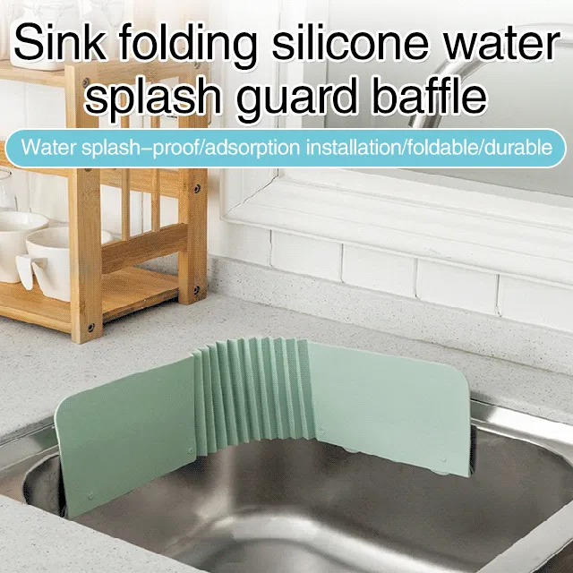 Sink folding silicone water splash guard baffle Lazada PH