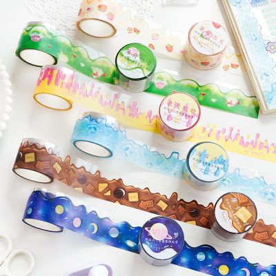 【LZ】▨❃♦  Frutas série de geléia de chocolate washi fita adesiva de máscara decorativa para diy artesanato e presente envolvimento revistas planejadores