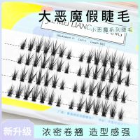 [COD] Eyelashes beautiful makeup big devil false eyelashes thick version little cos comics segmented novice special