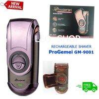 ProGemei GM-9001 เครื่องโกนหนวดไฟฟ้า แบบไร้สาย ใช้งานได้ทั้งโกนหนวด และกันจอน (Rechargeable Shaver) รุ่นใหม่ล่าสุด ขนาดพกพา