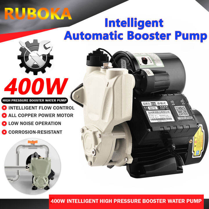 400W 220V High Pressure Intelligent Automatic Hot and Cold Water Booster Pump for Home Shower