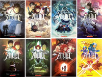 Amulet 1-8 set full color cartoon picture book English original cartoon amulet 1-8 picture book novel kazu kibuishi Chapter Book Japanese cartoon