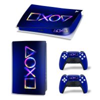 Games PS5 Digital Edition Skin Sticker Decal Cover for PlayStation 5 Console and 2 Controllers PS5 Skin Sticker Vinyl