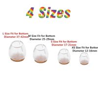 “”：{： 16Pcs Round Silicone Chair Leg Caps Feet Pads Floor Protector Furniture Table Covers For Non-Slip Chair Ruer Feet Cap Bottom