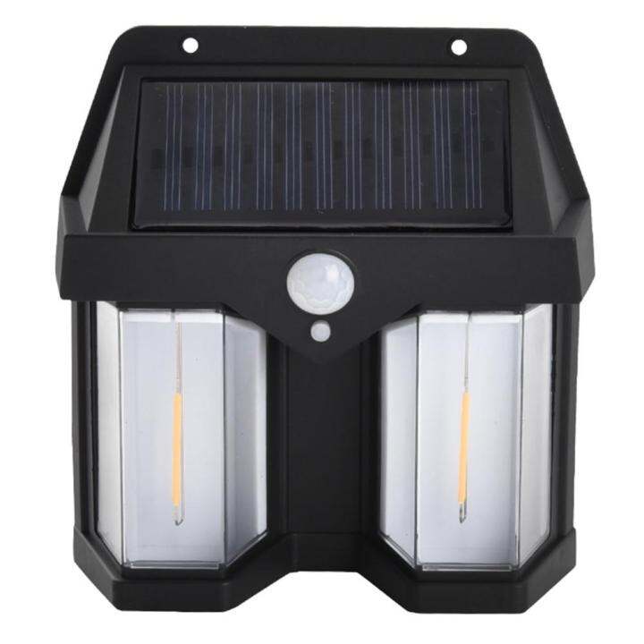 IP65 Waterproof Exterior Front Porch Security Lamps with 3 Modes Solar