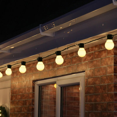 Balcony Decorations Bulb String lights on the wall AC 220V 110V EU US LED Wall lamps Garden jardin Outdoor lighting