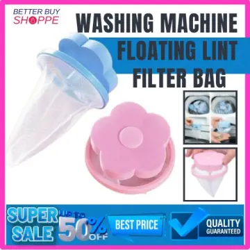 Reusable Washing Machine Lint Catcher Household Washing Machine Lint Mesh  Bag Hair Filter Net Pouch Washing Machine Universal Float Filter Bag Filter