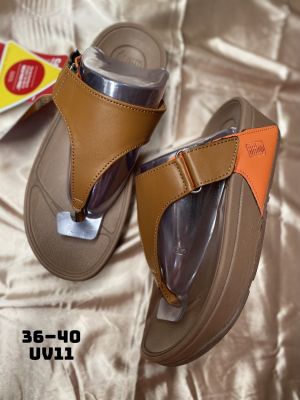 (สินค้าขายดี) SIZE.36-40 EU รองเท้าแตะFitflop รองเท้าแตะผู้หญิง ดำ/น้ำตาล รองเท้าแตะลำลอง รองเท้าแตะหูคีบ รองเท้าแตะเพื่อสุขภาพ นุ่ม เบา [SDT015]