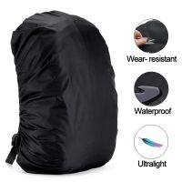 Waterproof Backpack Rain Cover Outdoor Sport Night Cycling Safety Light Raincover Case Bag Camping Hiking 35-40L Backpack Covers