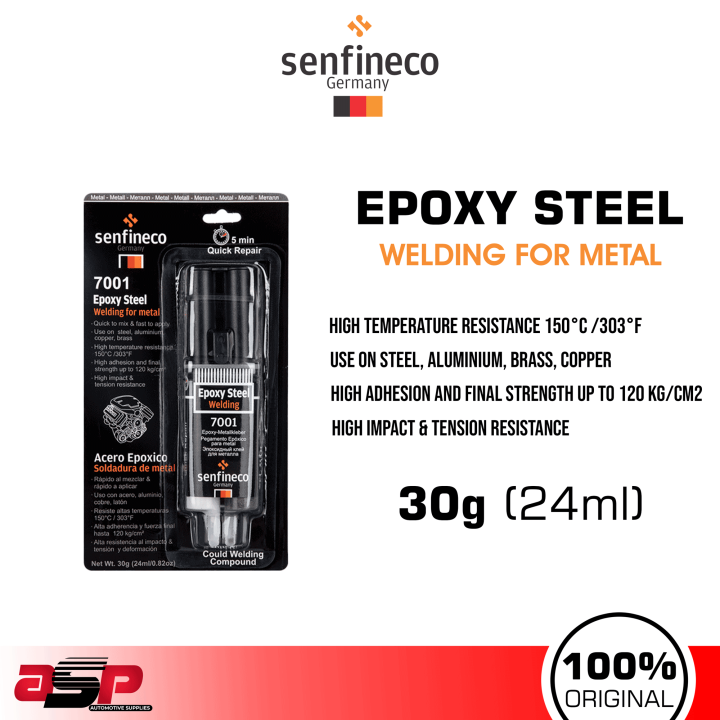 Senfineco Epoxy Steel 30g 2K Epoxy glue for metal Lazada PH