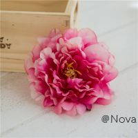 10pcs Artificial Peony Flower Heads Simulation Peony Flower Head for DIY Jewlery Wedding Christmas Party Decoration