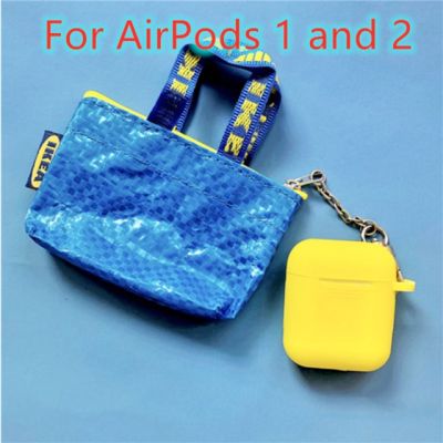เคสป้องกันซิลิโคนนุ่ม Dompet Koin กระเป๋าขนาดเล็กแบบหรูหราเคสใส่หูฟังบลูทูธ Air Pods Pro Skin เคสสำหรับ Apple