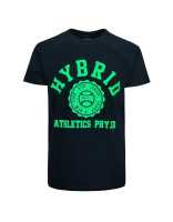 Hybrid T-shirt Men  ไฮบริดเสื้อยืดผู้ชายแขนสั้น สีดำ(Black)MTS-1337-BL