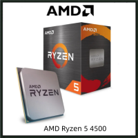 AMD Ryzen 5 4500พร้อมซ็อกเก็ตเก็บความเย็น Am4 3.8GHz 6คอร์/12เธรด4.1Ghz Max Boost VR กล่องเรดี้บ็อกซ์โปรเซสเซอร์