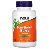 Now Foods, Hawthorn Berry, 540 mg, 100 Veg Capsules  พร้อมส่ง EXP.10/2024