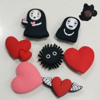 1PCS PVC Creative Simulation Japanese Anime Fridge Magnetic Sticker Wings Love Ghost Refrigerator Magnets Halloween Gift Refrigerator Parts Accessorie
