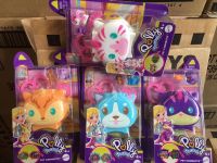 Mattel Pollypocket Mini กล่องสมบัติสัตว์ของ Polly สาวเด็กเล่นของเล่น GYV99