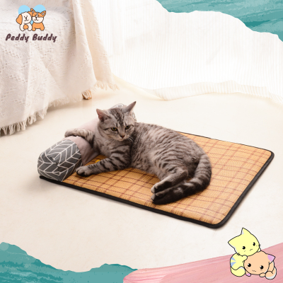 ✿ Peddy ✿ เบาะนอนสัตว์เลี้ยง ที่นอนหมาและแมว เบาะเย็นสไตล์ญี่ปุ่น สำหรับสัตว์เลี้ยง สุนัขและแมว เบาะผ้าเนื้อเย็น [พร้อมส่ง]