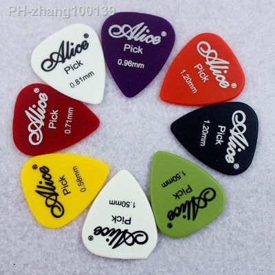 50Pcs/Set Electric Guitar Pick Acoustic Music Picks Plectrum 0.58/0.71/0.81/0.96/1.20/1.50mm Thickness Guitar Parts Accessories